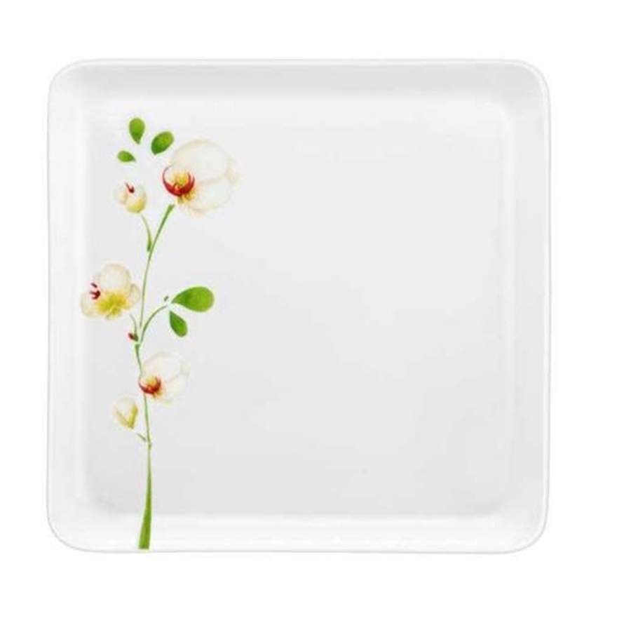 Yaka Paradis Square Dinner Plate by Medard de Noblat-1