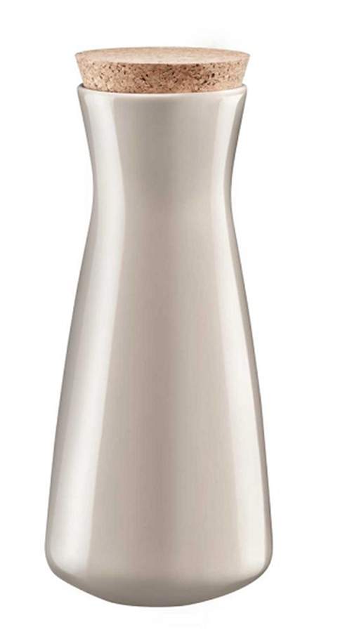 Yaka Taupe 35 Oz Pitcher & Cork Stopper by Medard de Noblat-1