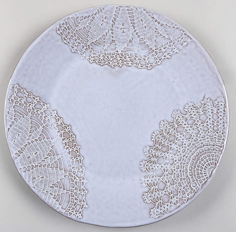 Daniela White Dinner Plate by Mikasa-1