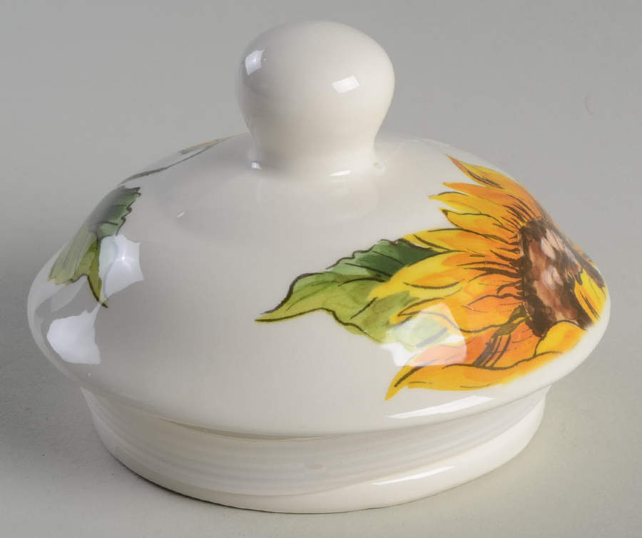 Bright Sunflower Lid for Small Canister by Maxcera Corp-1