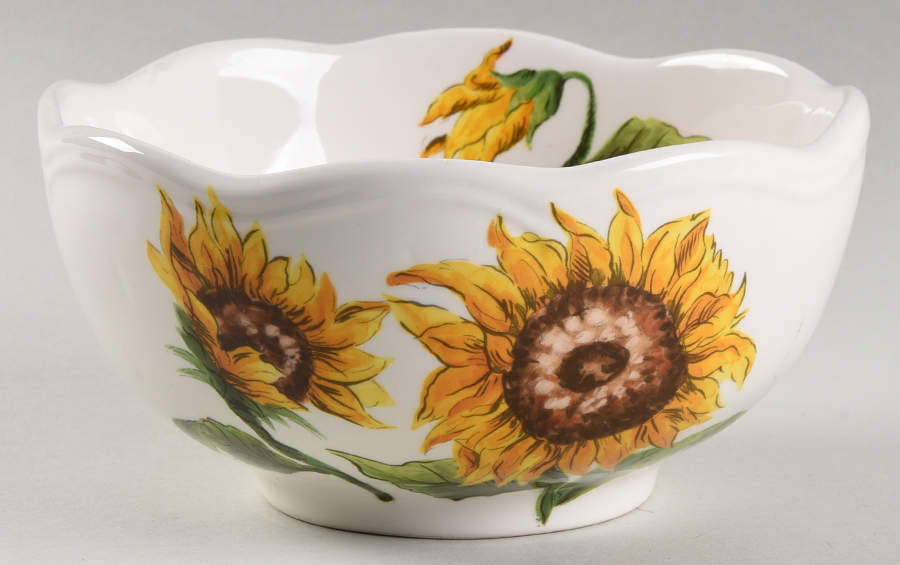 Bright Sunflower Soup/Cereal Bowl by Maxcera Corp-1