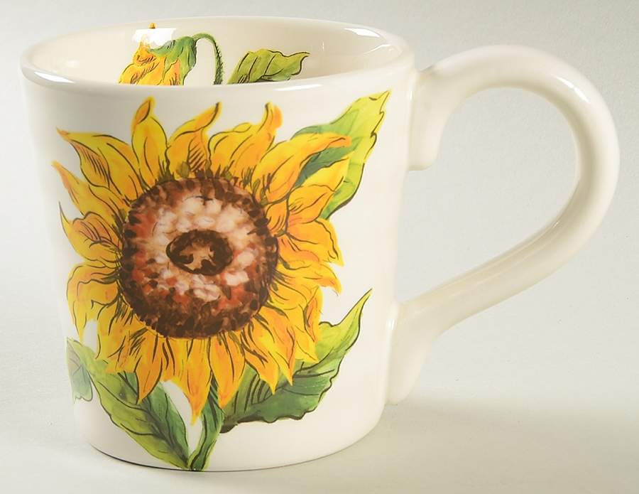 Bright Sunflower Mug by Maxcera Corp-1