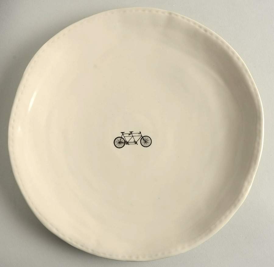 Bike Dinner Plate by Magenta-1
