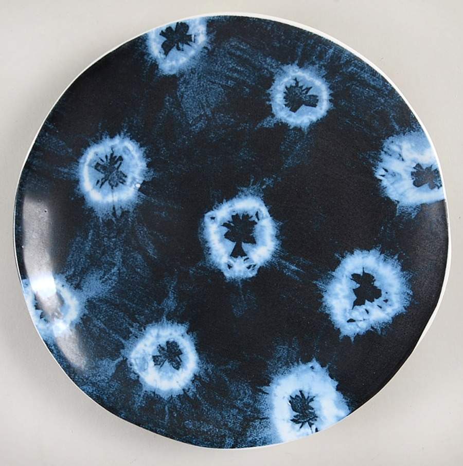 Indigo Dreams Salad/Dessert Plate by Magenta-1