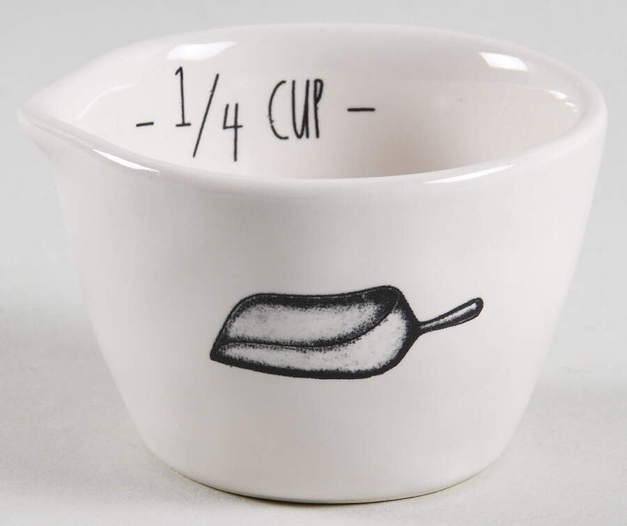 Kitchen Icon 1/4 Cup Measuring Cup with Spout by Magenta-1