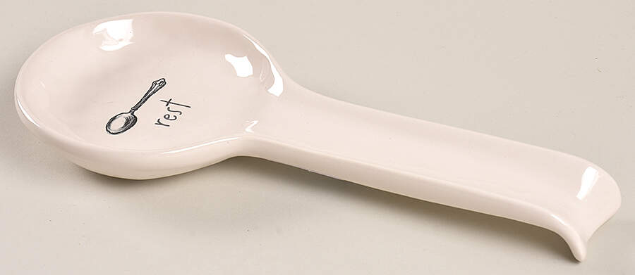 Kitchen Icon Spoon Rest/Holder (Holds 1 Spoon) by Magenta-1