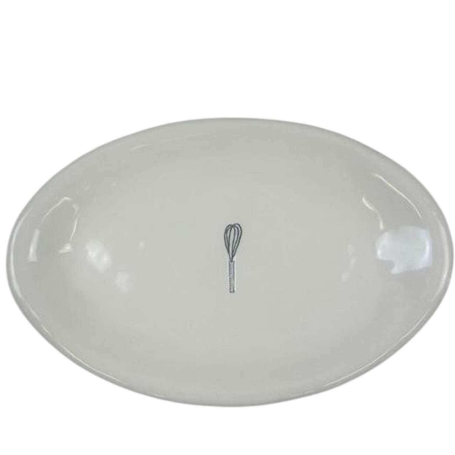 Kitchen Icon 8" Oval Plate by Magenta-1