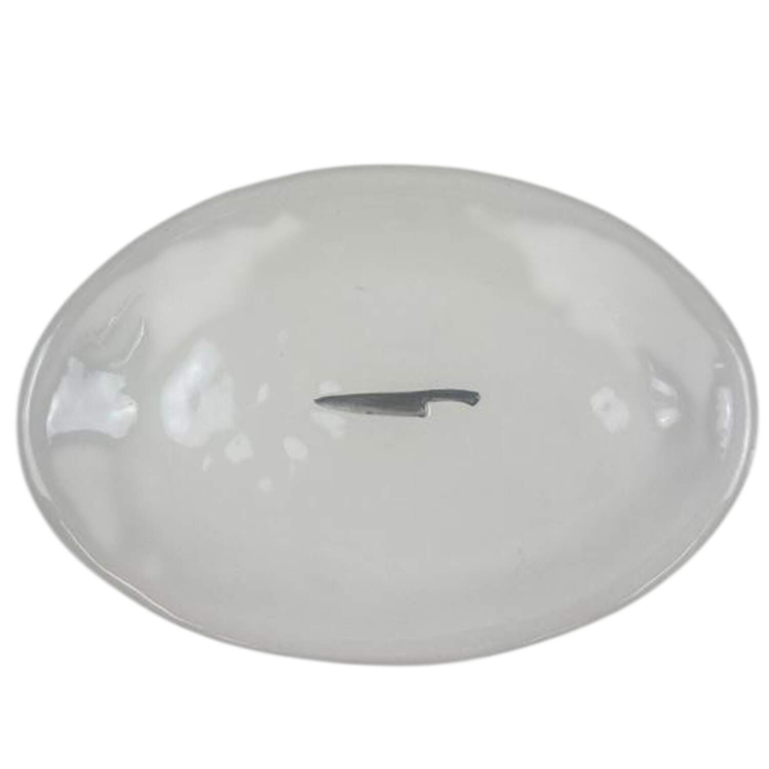 Kitchen Icon 8" Oval Plate by Magenta-1