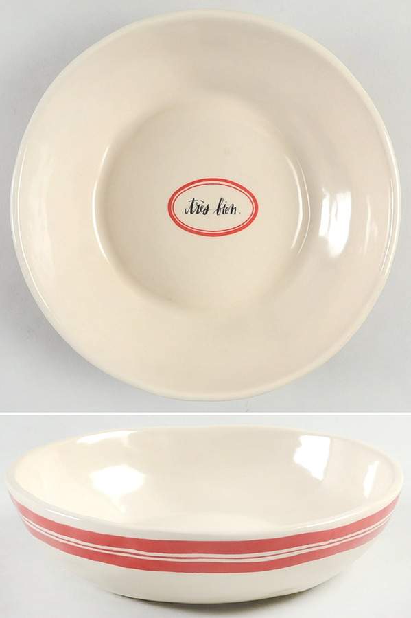 French Picnic 8" Individual Pasta Bowl by Magenta-1