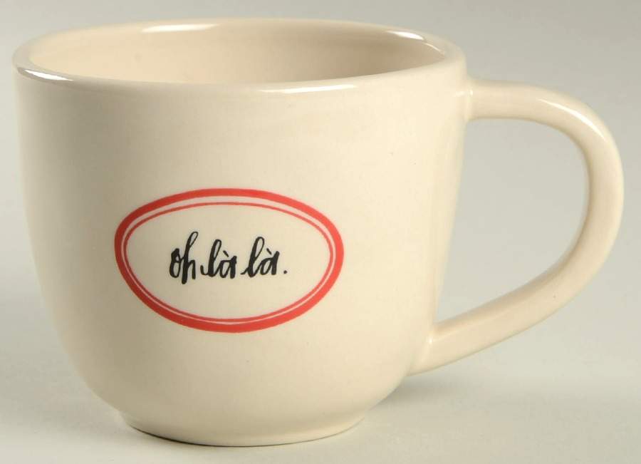 French Picnic Latte Mug by Magenta-1