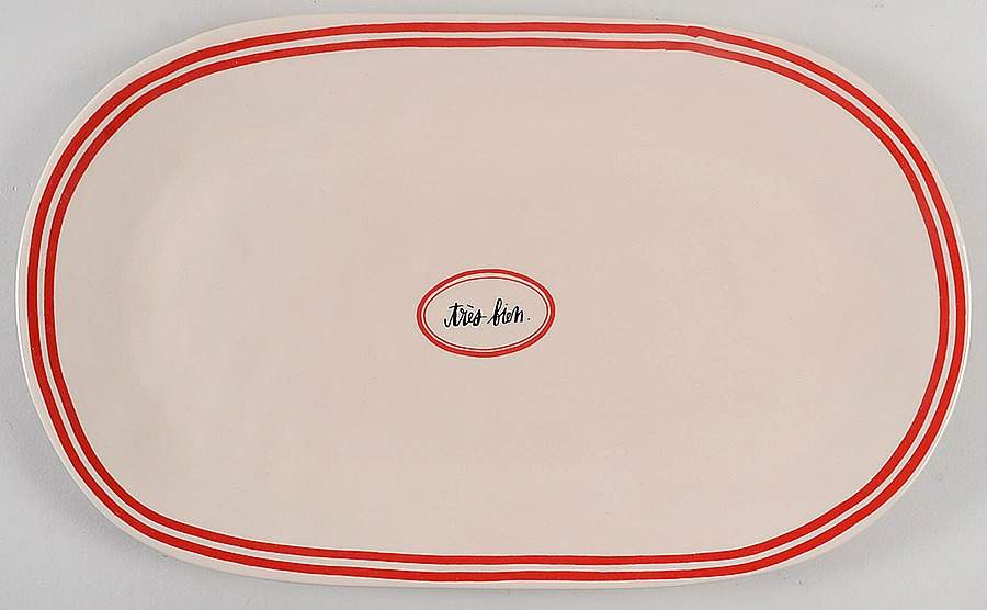French Picnic 14" Oval Tray by Magenta-1