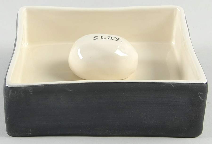Chalkboard Napkin Holder W/Napkin Weight by Magenta-1