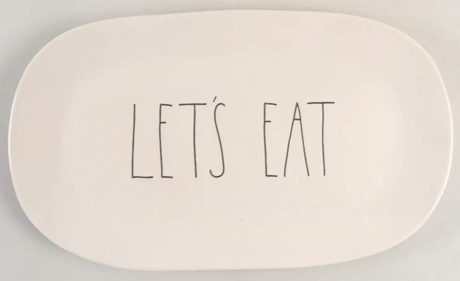 Farmhouse 15" Oval Serving Platter by Magenta-1