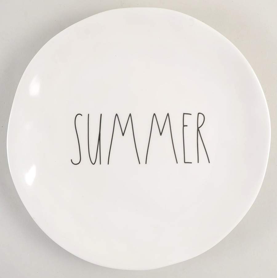 Farmhouse Melamine Dinner Plate by Magenta-1