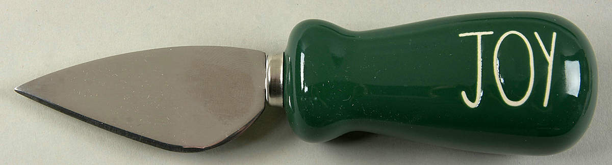 Farmhouse Holiday Cheese Knife with Stainless Blade by Magenta-1