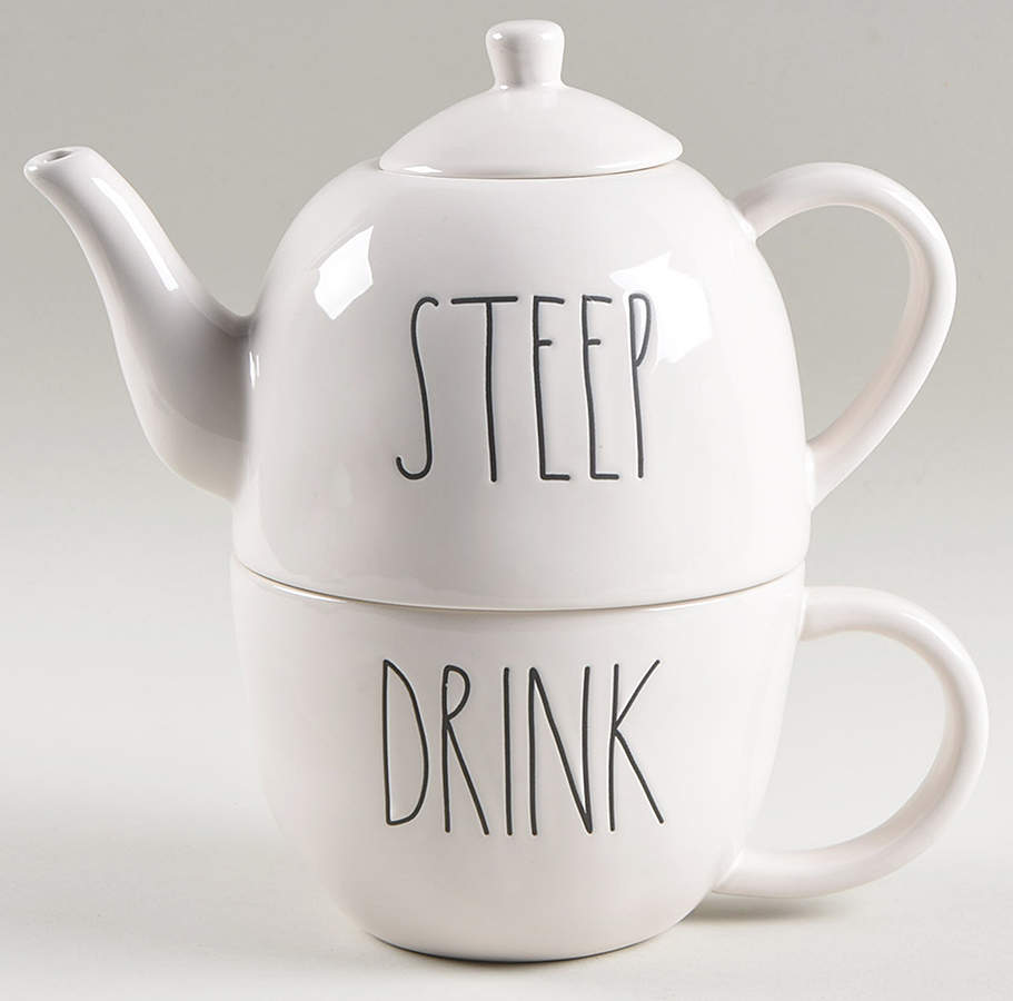 Farmhouse Tea for 1-Individual Teapot & Mug by Magenta-1