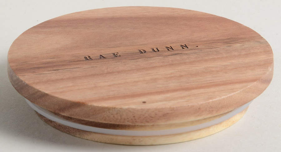Farmhouse Wood Lid for Rice Canister by Magenta-1