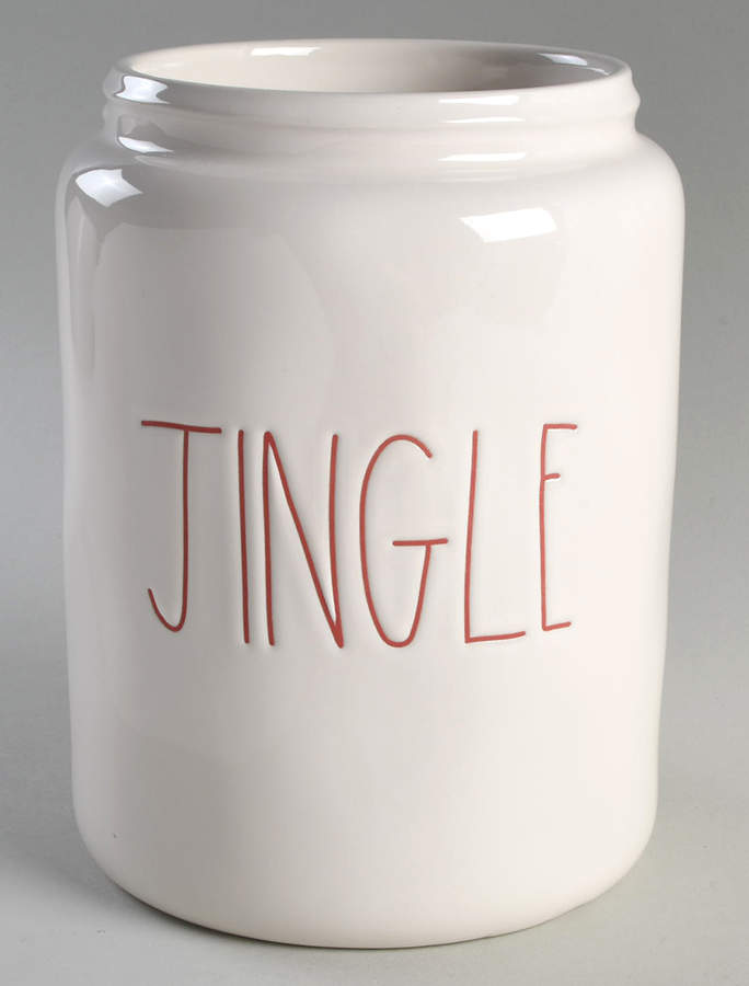 Farmhouse Holiday Treat Jar No Lid by Magenta-1