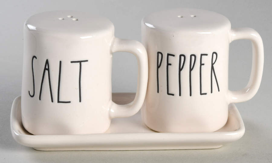 Farmhouse (3 Pc) Salt and Pepper Tray Set by Magenta-1