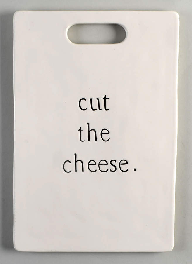 Rae Dunn Kitchenware Handled Cheese Board by Magenta-1