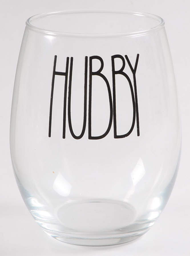Farmhouse Glassware Stemless Goblet by Magenta-1