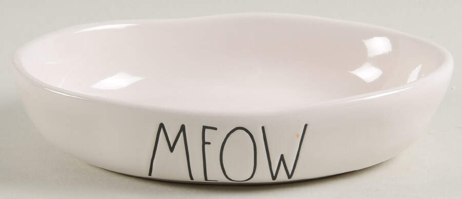Farmhouse Oval Cat Bowl by Magenta-1