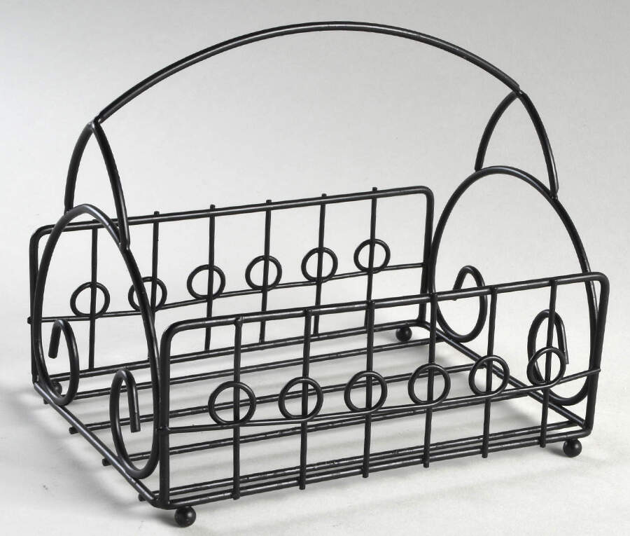 Farmhouse Metal Holder for (Set of 6 Motif) Small Spice Jar by Magenta-1