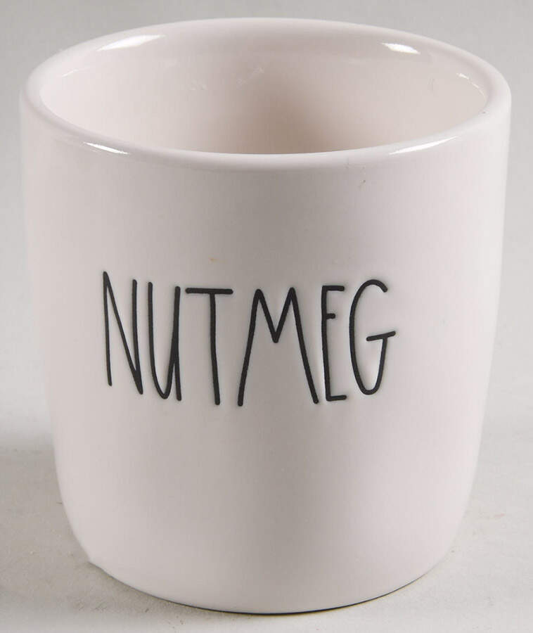 Farmhouse Nutmeg Spice Jar No Lid by Magenta-1