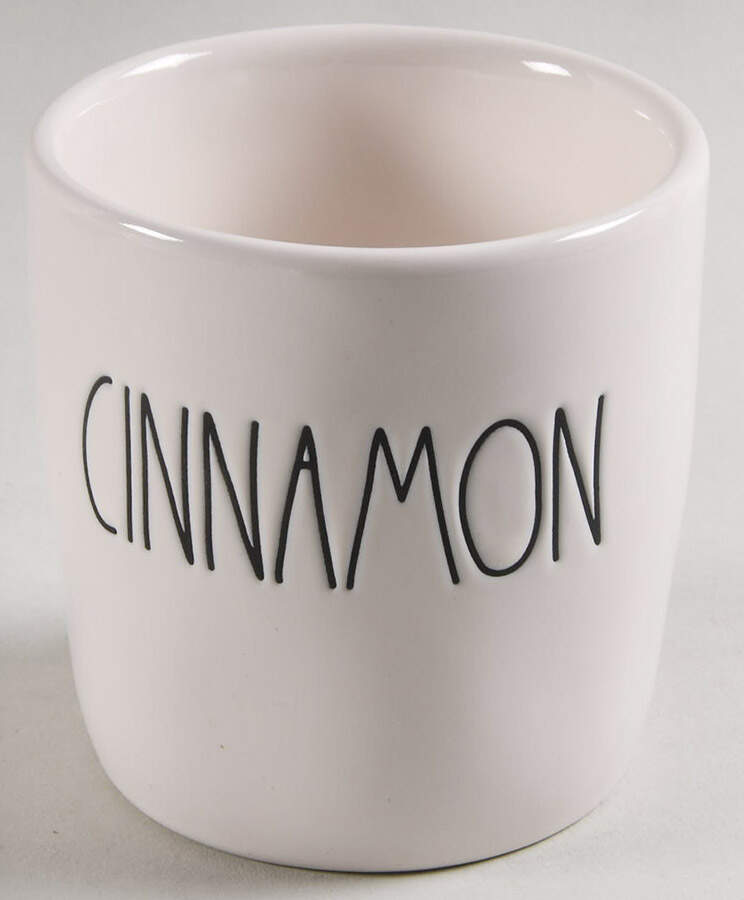 Farmhouse Cinnamon Spice Jar No Lid by Magenta-1