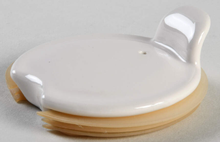Farmhouse Ceramic Lid for Travel Tumbler by Magenta-1