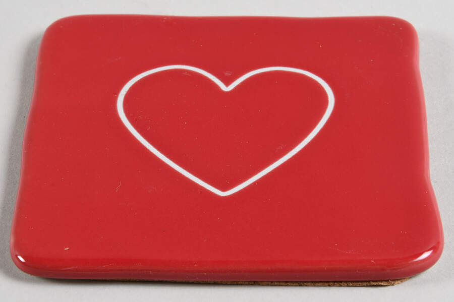 Farmhouse Square Corkback Coaster by Magenta-1