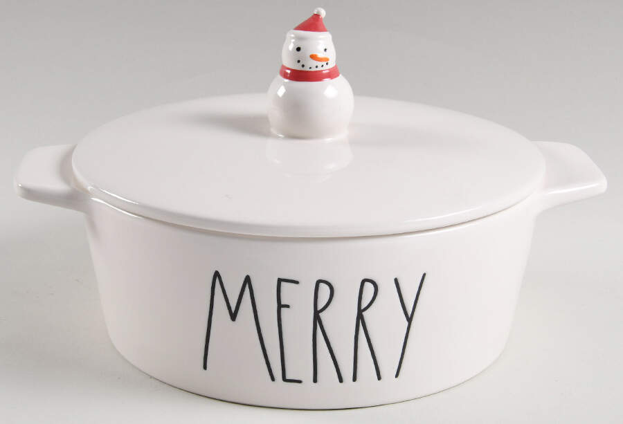 Farmhouse 2 Qt Round Covered Casserole by Magenta-1