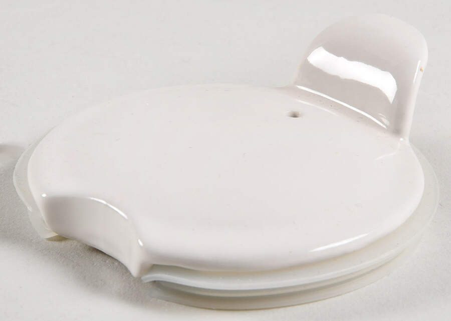 Farmhouse Ceramic Lid for Travel Tumbler by Magenta-1