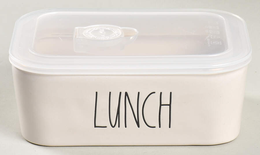 Farmhouse Rectangular Bowl & Vented Plastic Lid by Magenta-1