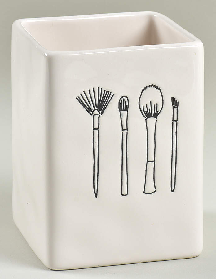 Farmhouse Cosmetic Brush Holder by Magenta-1