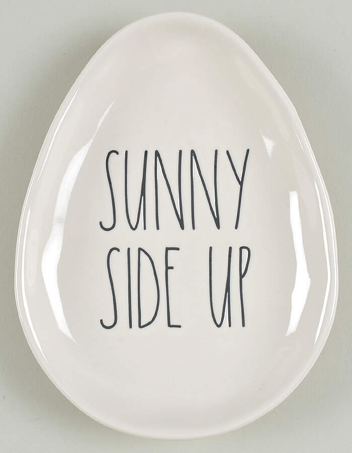 Farmhouse 8" Egg Shape Plate by Magenta-1