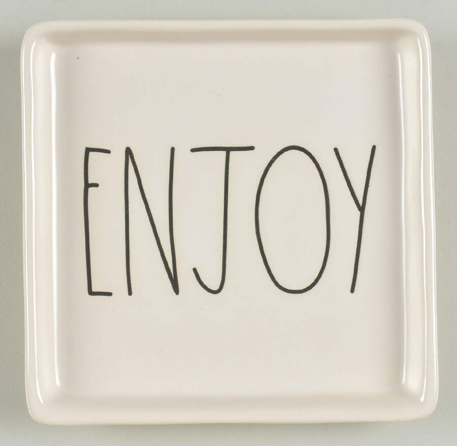 Farmhouse Square Appetizer Plate by Magenta-1