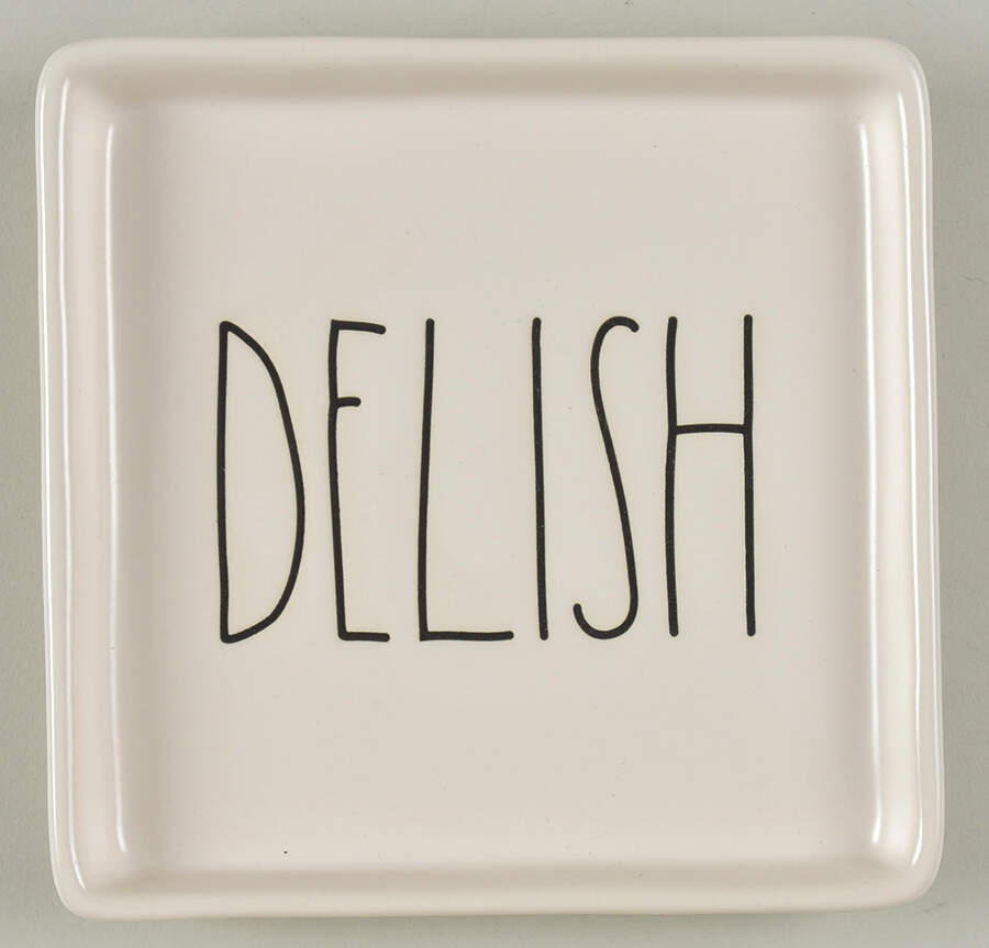 Farmhouse Square Appetizer Plate by Magenta-1