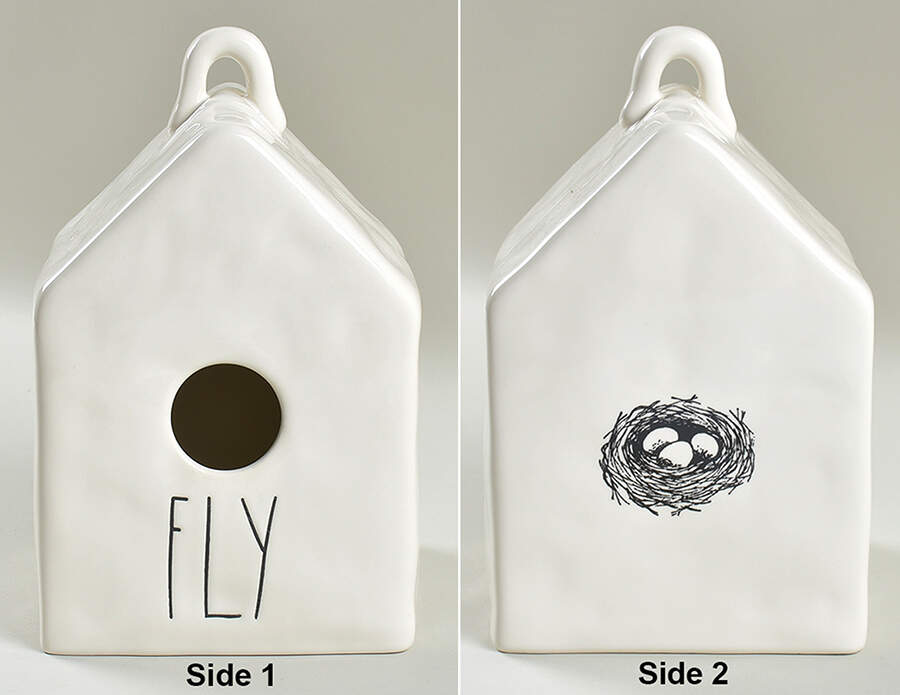 Farmhouse Birdhouse by Magenta-1