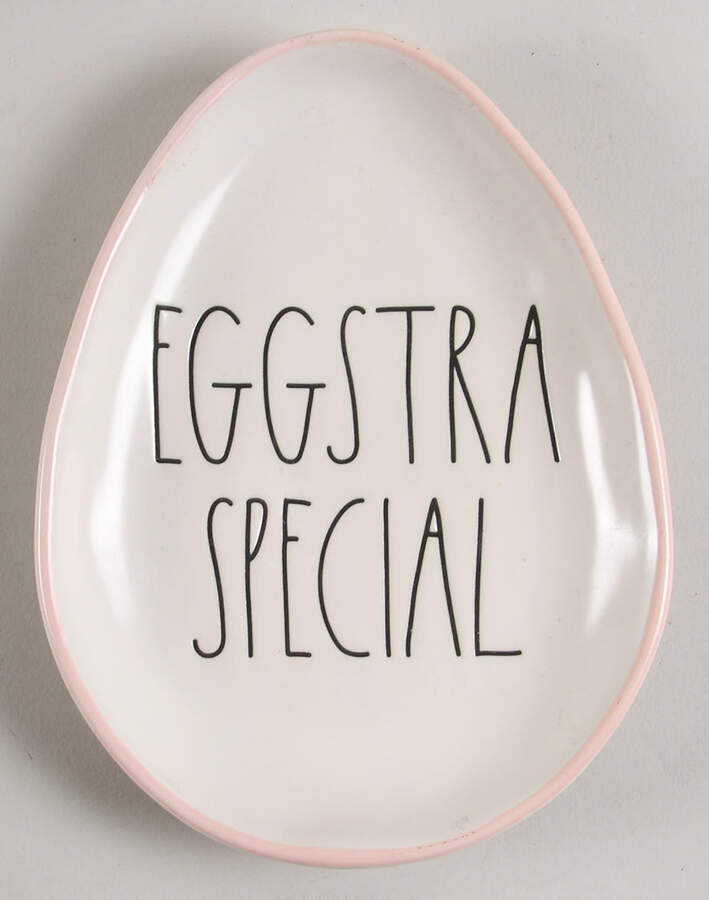 Farmhouse 8" Egg Shape Plate by Magenta-1