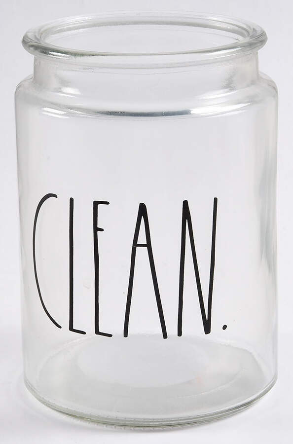Farmhouse 5" Glassware Storage Jar No Lid by Magenta-1
