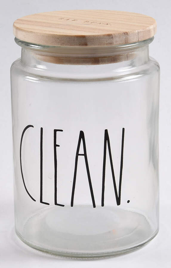 Farmhouse 5" Glassware Storage Jar & Lid by Magenta-1