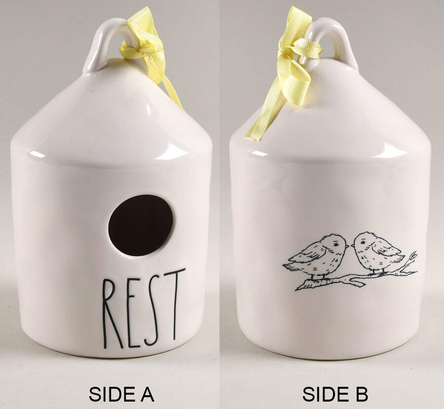 Farmhouse Birdhouse by Magenta-1