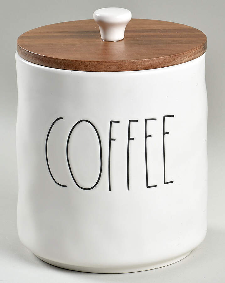 Farmhouse Coffee Canister & Wood Lid by Magenta-1