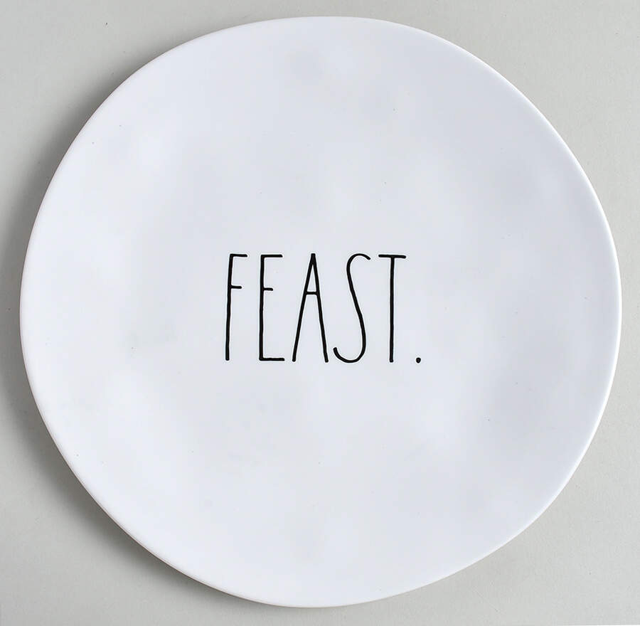 Farmhouse Melamine Dinner Plate by Magenta-1