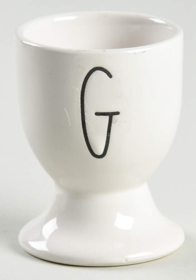 Farmhouse Footed Single Egg Cup by Magenta-1