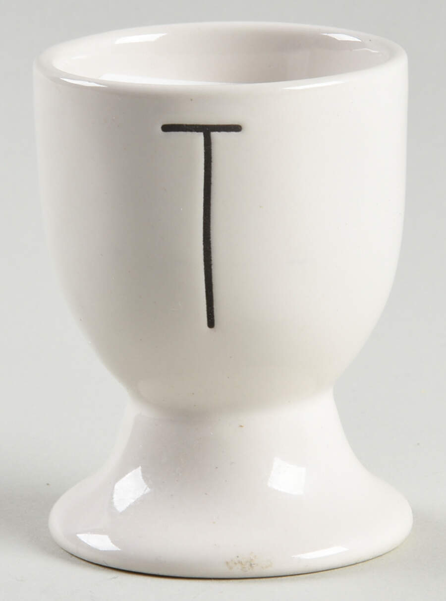 Farmhouse Footed Single Egg Cup by Magenta-1