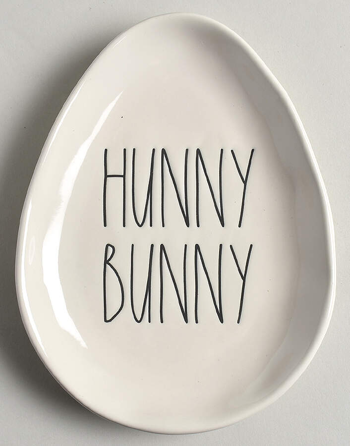 Farmhouse 8" Egg Shape Plate by Magenta-1