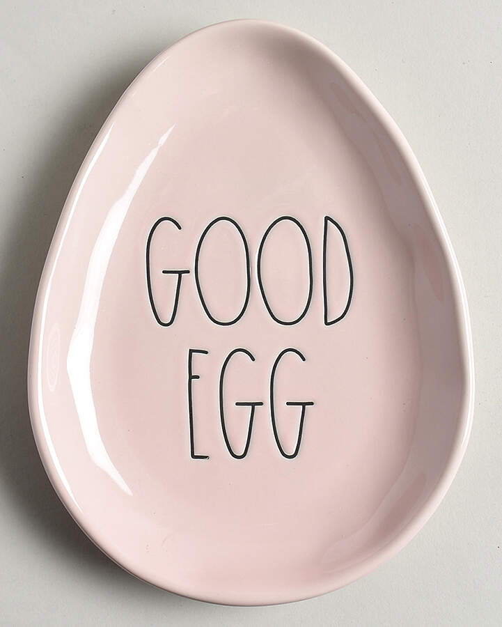 Farmhouse 8" Egg Shape Plate by Magenta-1