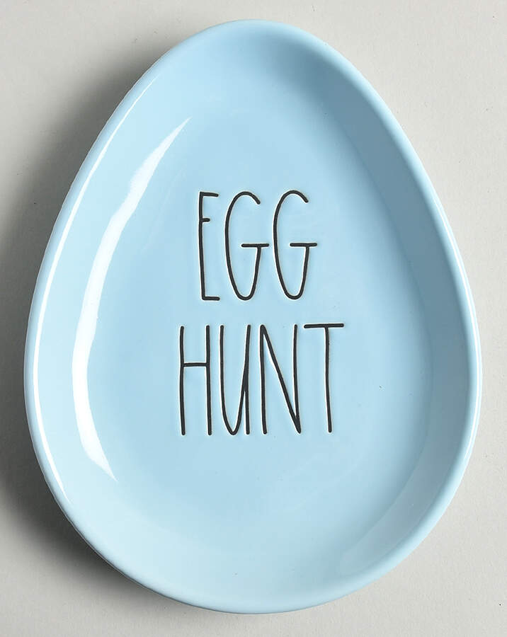 Farmhouse 8" Egg Shape Plate by Magenta-1